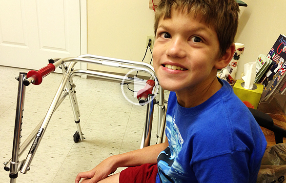 Dylan getting fitted for his NEW braces